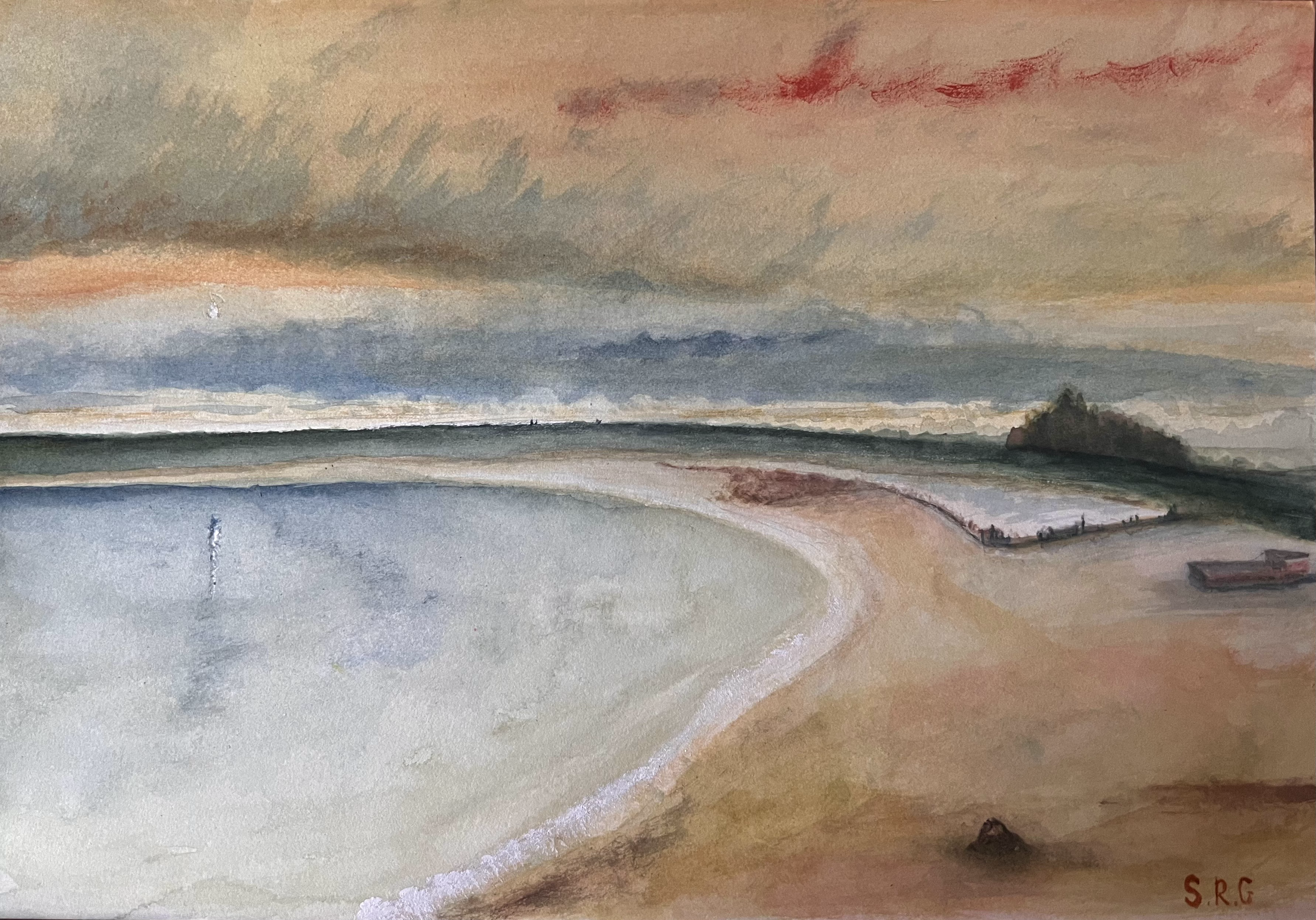 Low Tide at Orford Quay