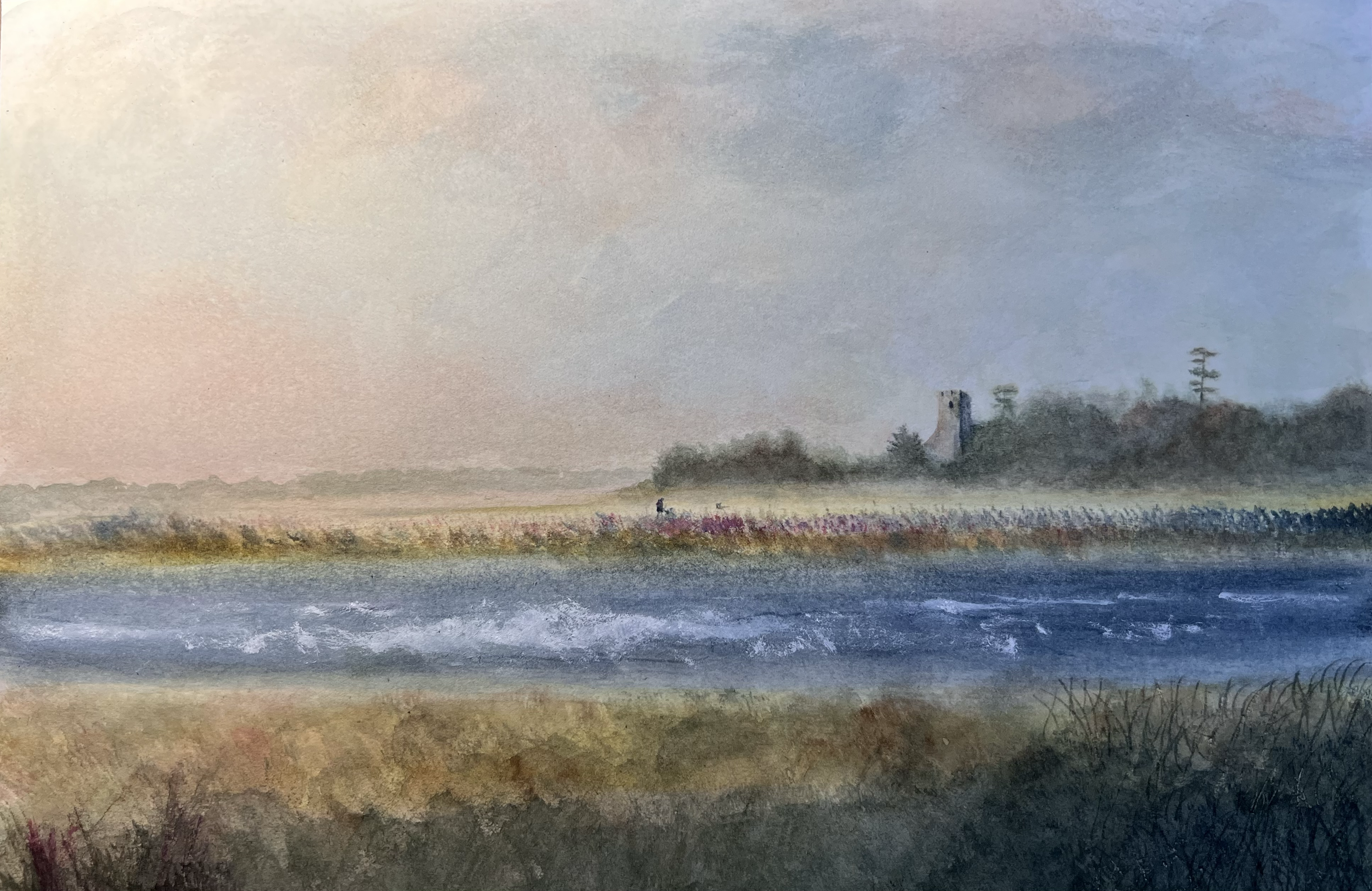 Iken Marsh, Evening Light